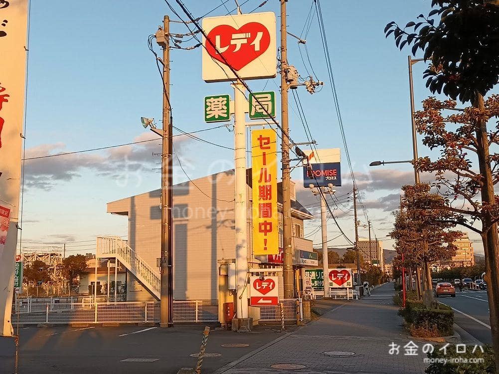 南江戸４にあるアネックスビルとレディの看板